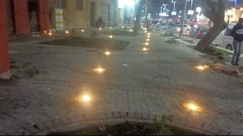 اعمال تطوير شارع