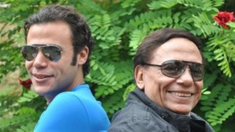 عادل إمام ونجله محمد