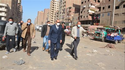 بعد تدني مستوى النظافة.. جولة لمحافظ القليوبية بمدينة الخانكة 