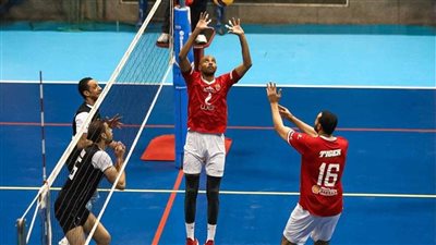 رجال طائرة الأهلي يواجه الإسكندرية للبترول