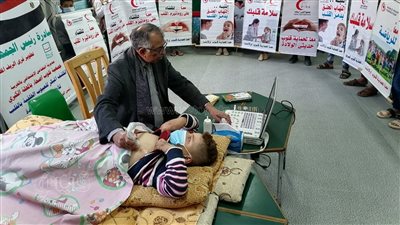 الكشف على 173 طفلا في قافلة 