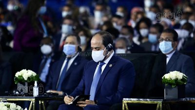 منتدى شباب العالم.. انطلاق جلسة المسئولية الدولية في إعادة مناطق بعد الصراعات بحضور السيسي