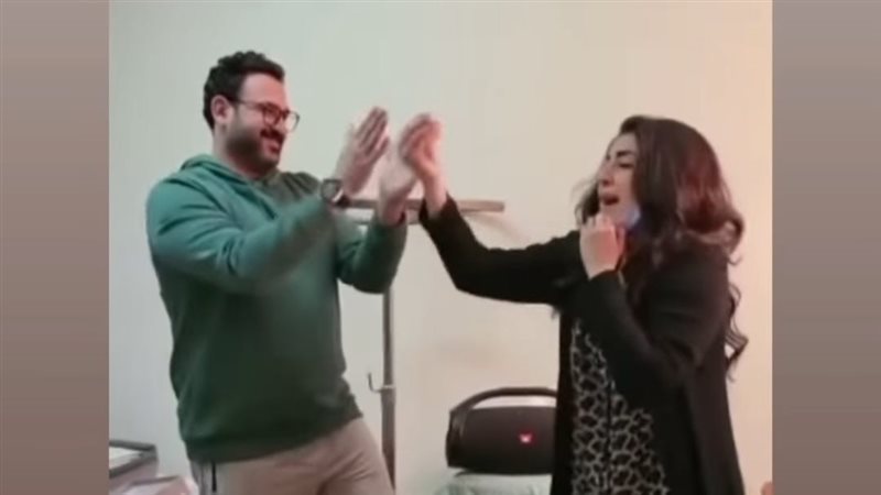 آيتن عامر واكرم حسني