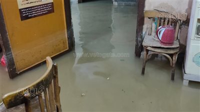 الجمعية الزراعية بقت بحر.. غرق شوارع الباجور بسبب كسر ماسورة مياه رئيسية | صور