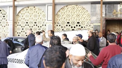 تشييع جنازة وحيد السنباطي من مسجد الفتح بالمعادي | صور 