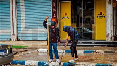 استمرار هطول الأمطار الغزيرة على مطروح | فيديو وصور 