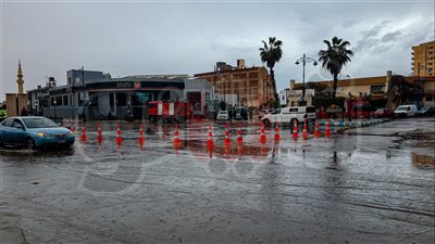 محافظ مطروح يوجه بشفط تراكمات الأمطار وتيسير حركة المواصلات