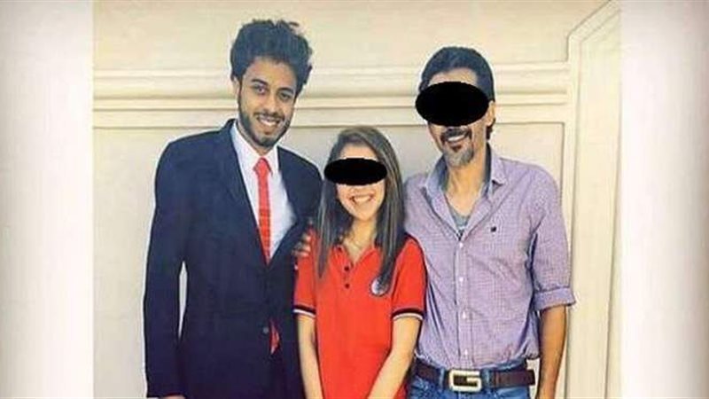 المتهم وابنته والمجني