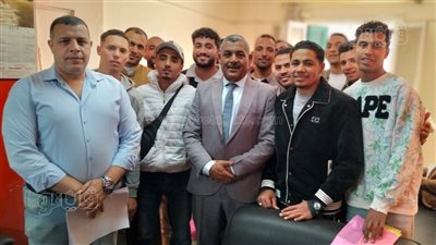 تسليم 59 عقدا لشباب بني سويف للعمل بالأردن (صور) 