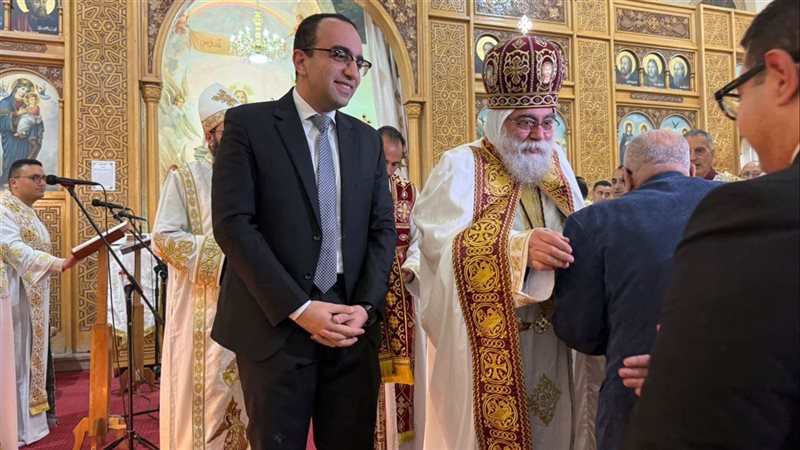 جانب من مراسم القداس،