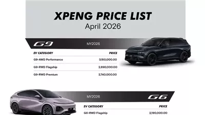 أسعار سيارات XPENG داخل السوق المصري 