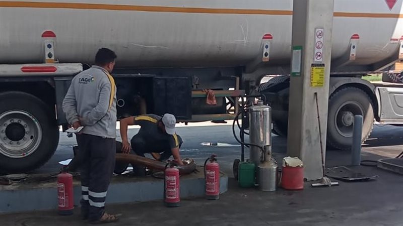 جرد أرصدة محطات الوقود،