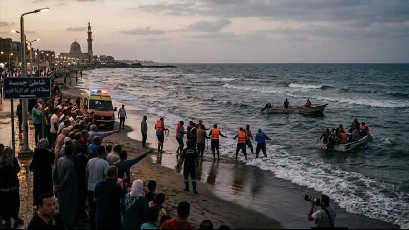 شاطئ 15 مايو بجمصة،