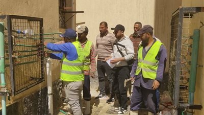 حملة مكثفة للتصدي لوصلات المياه غير القانونية