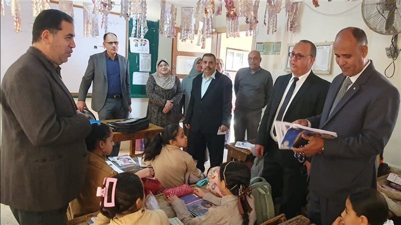 جولة بمدارس الدقهلية،