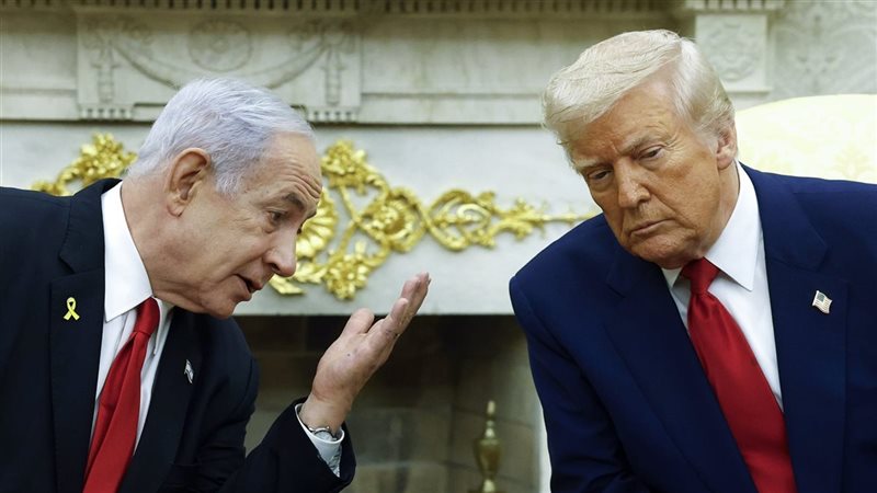 نتنياهو وترامب، فيتو