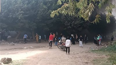 احتراق مخزن خردة بقرية محلة مرحوم بالغربية (صور)