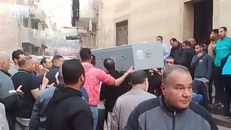 تشييع جثمان شاب توفي