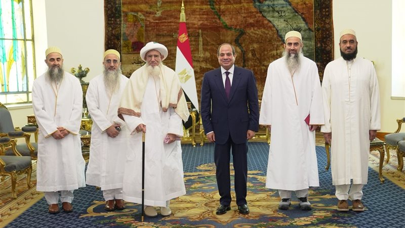 الرئيس السيسي يستقبل