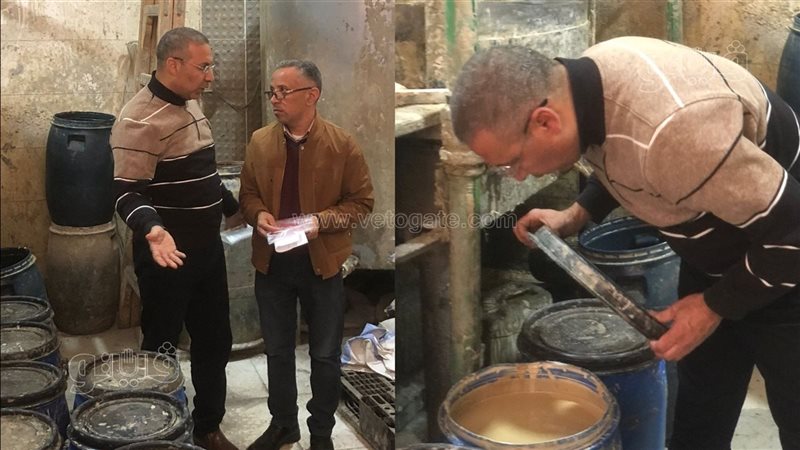 ضبط مصنع طحينة غير