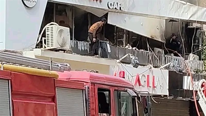 حريق كافية الزقازيق،فيتو