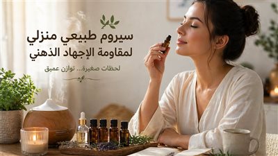 اصنعيه بنفسك، سيروم طبيعي منزلي لمقاومة الإجهاد الذهني