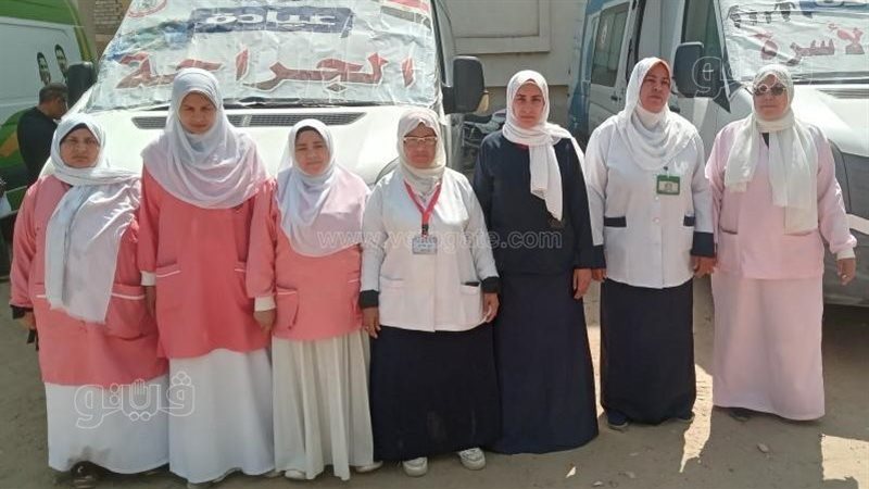 قافلة طبية بقرية