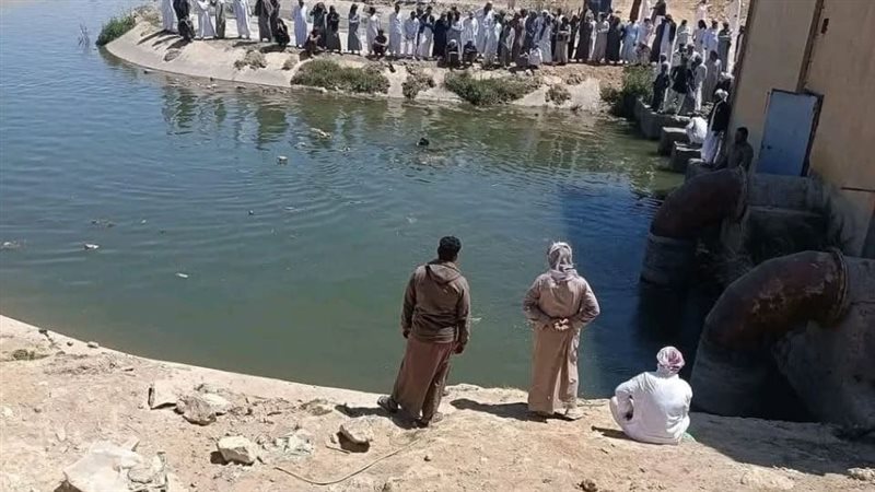 انتشال جثمان شاب،