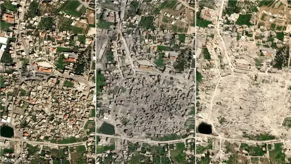صور فضائية تكشف محو بلدات في جنوب لبنان على غرار غزة