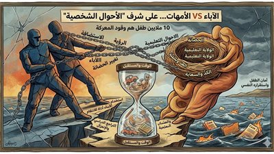 الآباء VS الأمهات.. على شرف “الأحوال الشخصية”.. استخدام الأبناء أداة للانتقام يفرغ القانون من مضمونه ويفاقم الأزمة.. وأطفال النزاعات القضائية أكثر عرضة للتراجع الدراسي والانعزال الاجتماعي