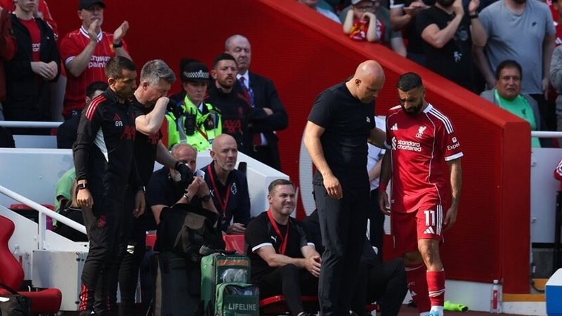 إصابة محمد صلاح 