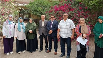 مدير زراعة الجيزة يتابع أعمال توريد محصول القمح