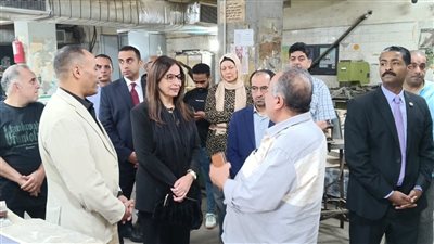 زيارة مفاجئة لـ وزيرة الثقافة بـ هيئة الكتاب تزامنا مع أعمال لجان التفتيش