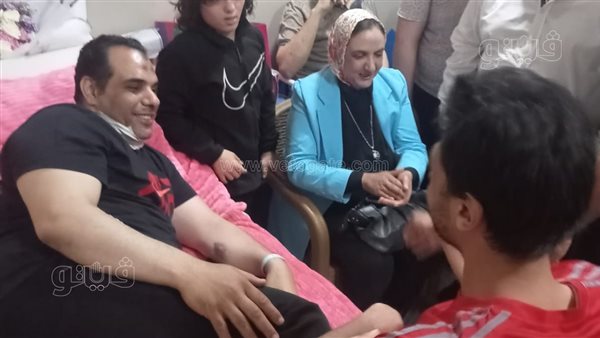 مدير مركز شباب أبو حماد يغادر المستشفى بعد تحسن حالته ويشكر الوزير جوهر نبيل