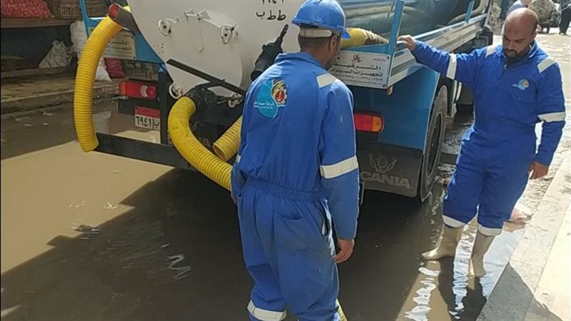 جانب من أعمال شفط