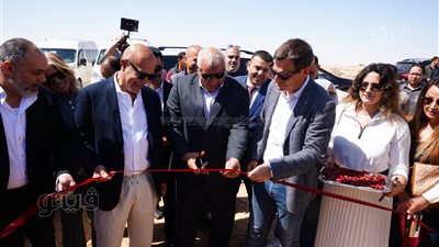 محافظ مطروح يفتتح مشروع سملا للتنمية المستدامة