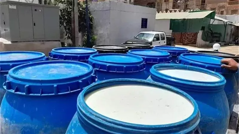 ضبط 1.1 طن ألبان
