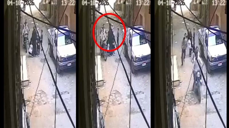 صورة من فيديو السرقة،