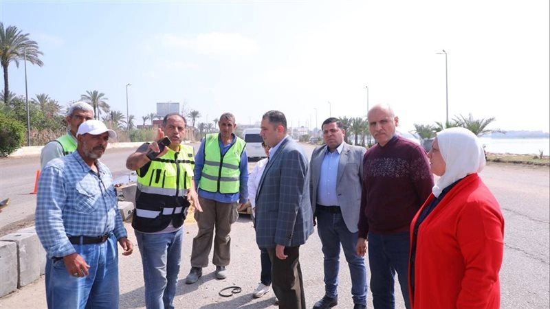 محافظ دمياط يتفقد