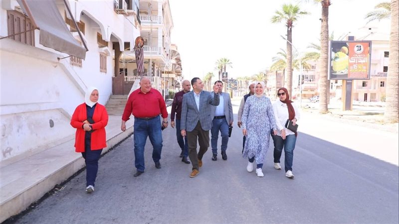 ​محافظ دمياط يتابع