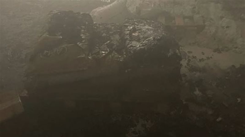 حريق مصنع شوكولاتة