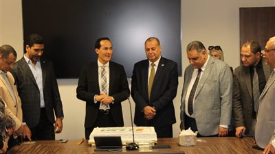 جهاز تنمية التجارة يودع الدكتور محمد عوض بعد توليه رئاسة هيئة الاستثمار
