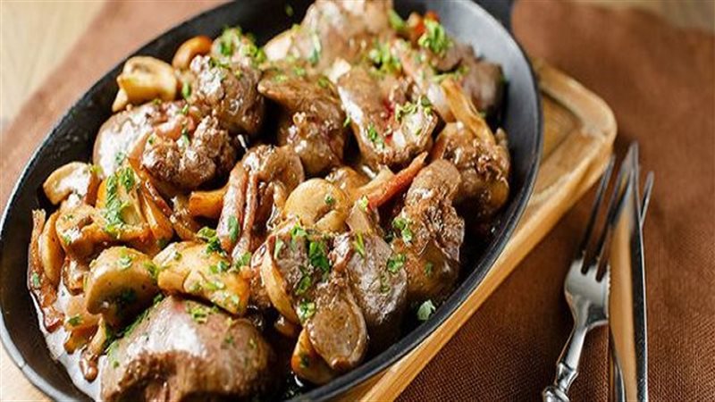 طريقة عمل كبدة الفراخ