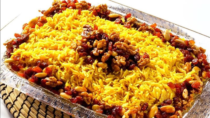 أرز بسمتي بالمكسرات