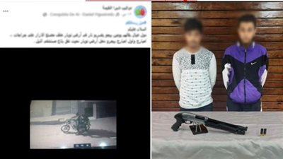 ضبط عاطلين بتهمة إثارة الذعر وإشهار سلاح ناري في الشارع بشبرا الخيمة 
