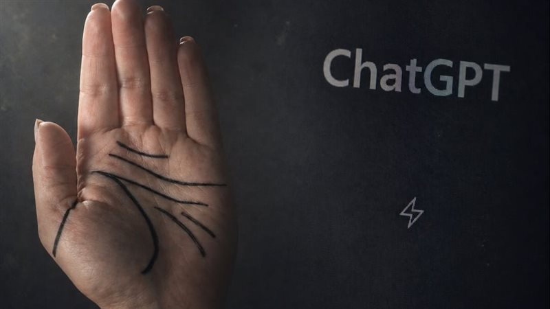 قراءة الكف عبر ChatGPT