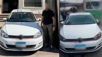 ضبط سائق سيارة عطل حركة المرور بعد توقفه أعلى شريط الترام بالإسكندرية 