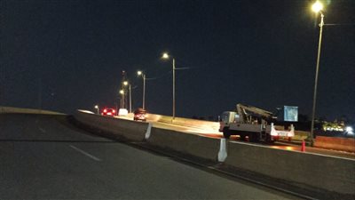 استجابة لشكاوي المواطنين، إنارة ورفع كفاءة كوبري تحيا مصر بالإسماعيلية