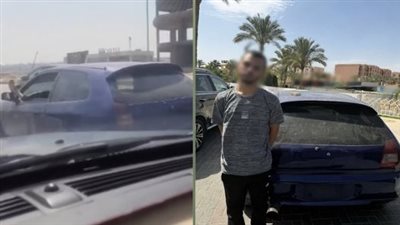 حادث التجمع، ملاكي يقودها عربي تطيح بدراجة نارية وتصطدم بسيارة أخرى