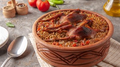 خطوات عمل فخارة الحمام بالفريك، بطريقة أحلى من الجاهزة 